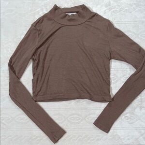 Ripe Ribbed crop long sleeve‎